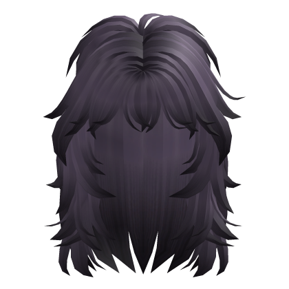 Purple Wolf Cut Hair w/ Gyaru Ponytail Roblox item