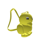 Golden 8-Bit Duckie Backpack!