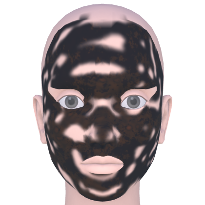 Dark Brown Dirt Face Makeup