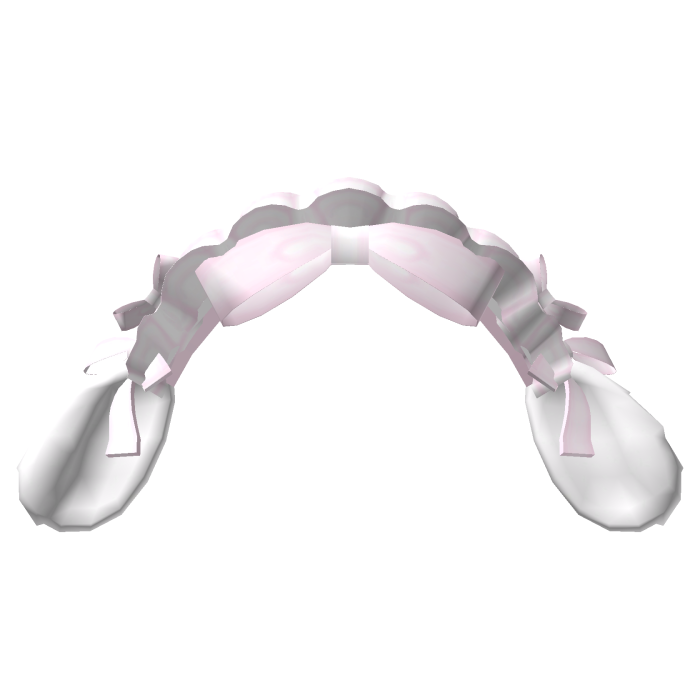 ୨ ♡ ୧ soft lamb pink ruffled headdress
