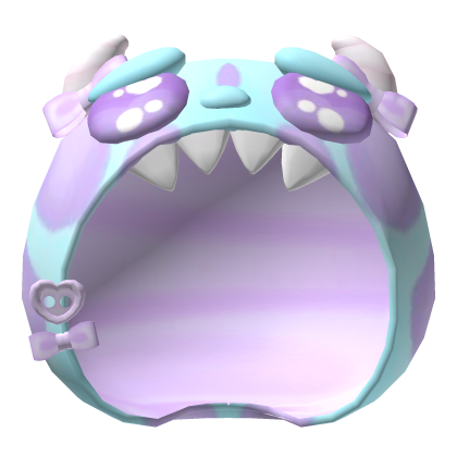 . ‿ ♡ monster inc blue cute sully hood ! Roblox item