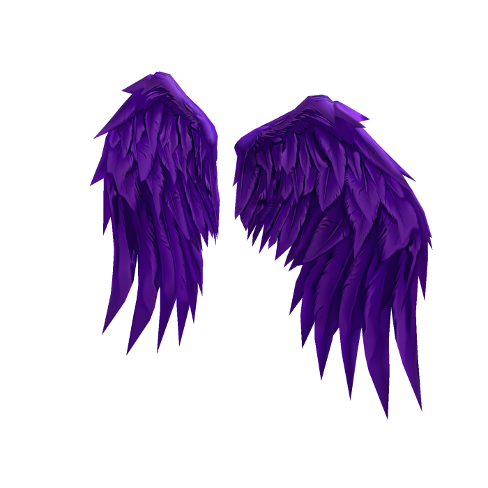 Purple Angel Wings 