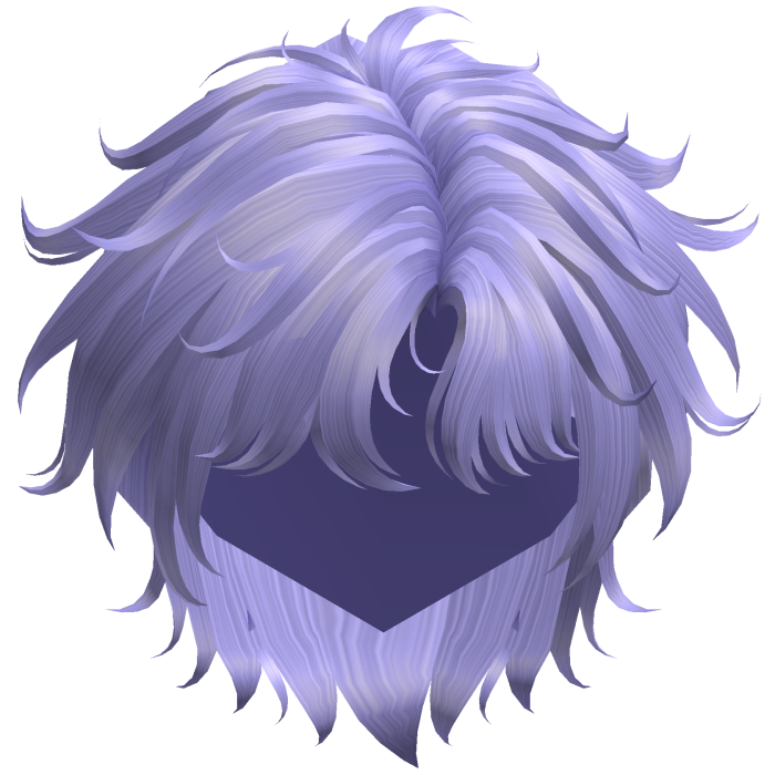 Lavender Fluffy Messy Korean Idol Hair