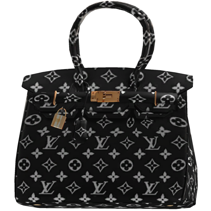 Designer Rich Luxury LV Black Bag