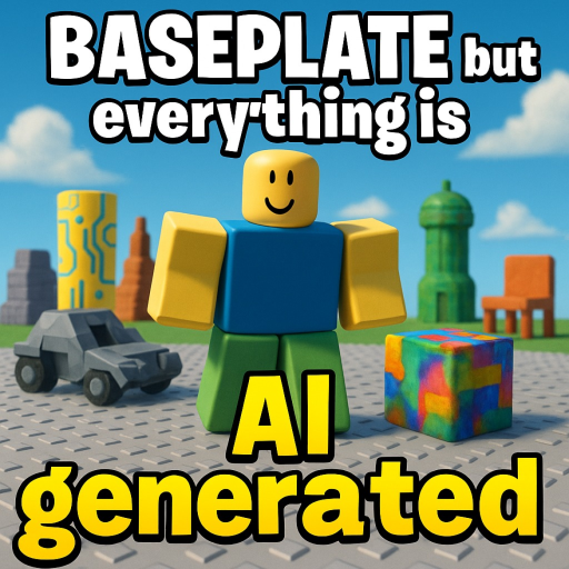 Baseplate but everything is AI generated!