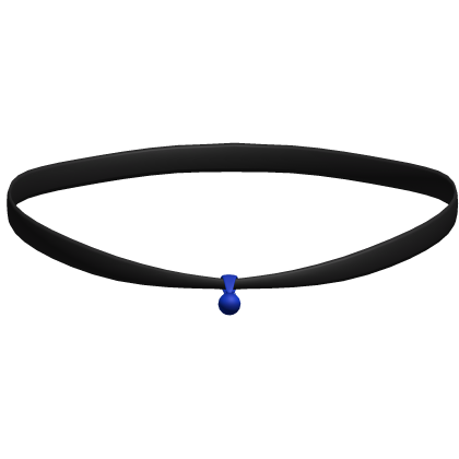 blue pearl choker necklace 3.0