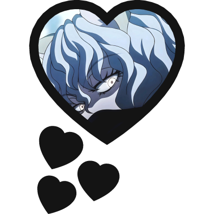 Neferpitou Thinking Hearts Hunter X Hunter