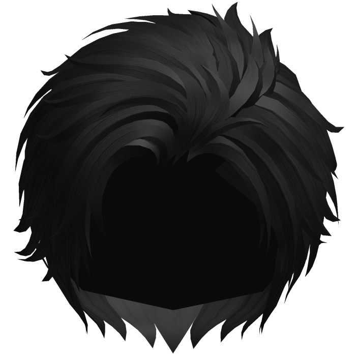 Black Side Comb Over Anime Boy Hair