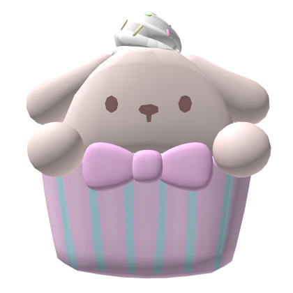 ♡ 🐾  Cutesy Pompompurin Cupcake Backpack  🐾 ♡ Roblox item