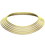 Gold Rings Necklace