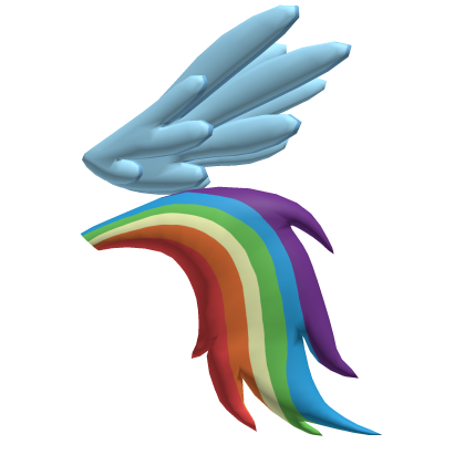 Rainbow Dash Tail w Wings My Little Pony MLP Roblox item