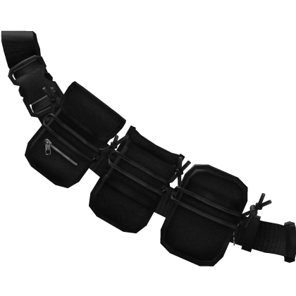 Black Triple Pouches Tactical Sling