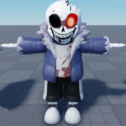 horror sans t pose Roblox decal