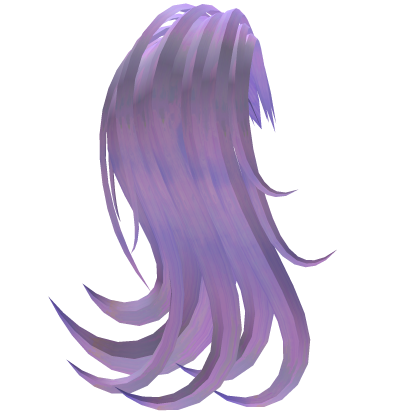 Pastel Lavender Right Side Ponytail Extension 2 Roblox item