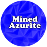 Mined Azurite