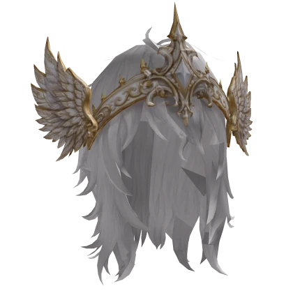 Angel Winged Celestial Crown Hair Roblox item render