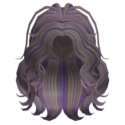 Plum Long Curly Ponytail Roblox item