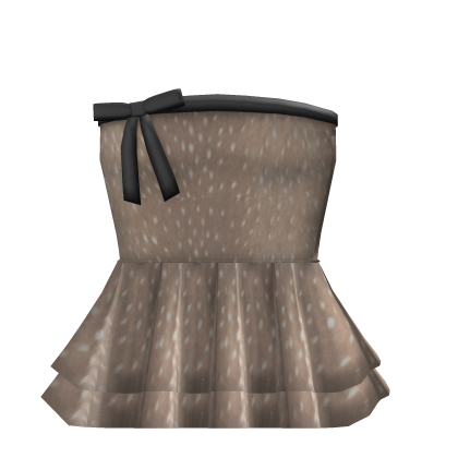 Cute Black Fawn Dress 3.0 Roblox item