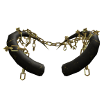 Chained Royal Black Horns