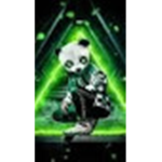 neon green pandas group