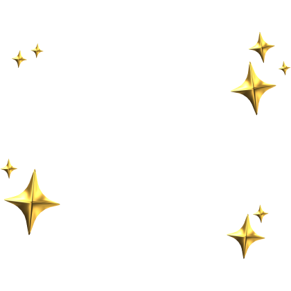 Bling Face Stars Gold