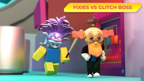 Fixies vs Glitch Boss