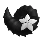 Ram Horns with Flower