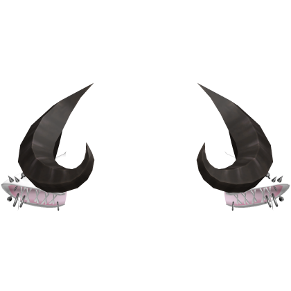 Brown Goth Goat Sheep Horns Pierced White Ears Roblox item