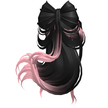 Windy Kitsune Fox Empress (Black&Pink) Roblox item
