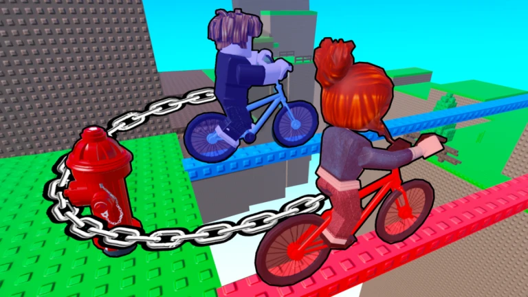 Chained Bikes [2 Player Obby]