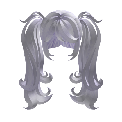 fluffy cute cozy kawaii purple pigtails v2