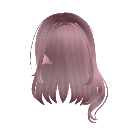 Pink Stylized Girl Hair Roblox item