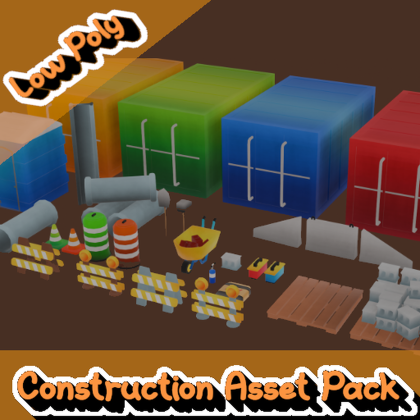 Stylized Construction Site Asset Pack