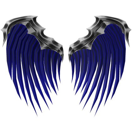 Blue and Silver Angel Wings Roblox item