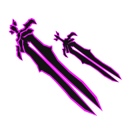 Pink Double Cartoony Sword Roblox item