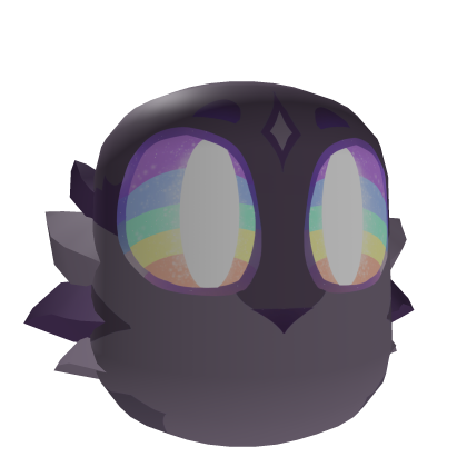 Half Rainbow Wolf Goober Face Roblox item