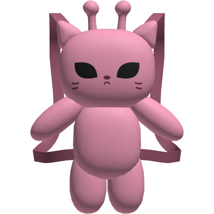 Pink Alien Cat Plushie [3.0]