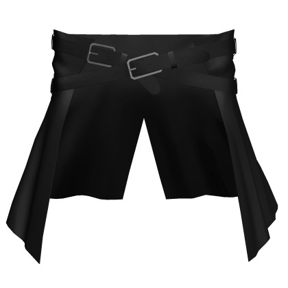 Black Waist Coat w/ 2 Belts [1.0]