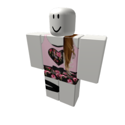 pink and cute heart shirt Roblox decal