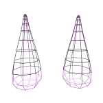 Hacker's Horns (Rubellite)