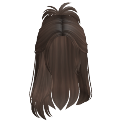 Brown hair Roblox decal