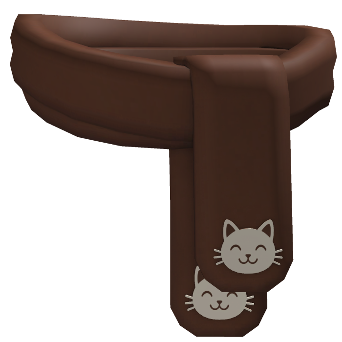 Brown Cat Scarf