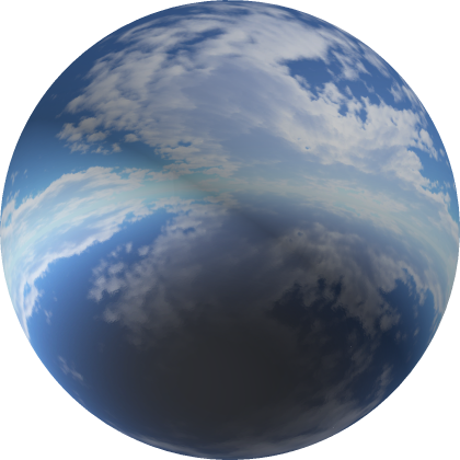 Cubemapped Skybox Ball Sphere