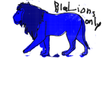 Blue lions only
