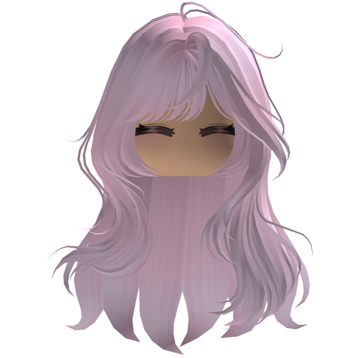 Cute emo y2k hair fluffy (pink)