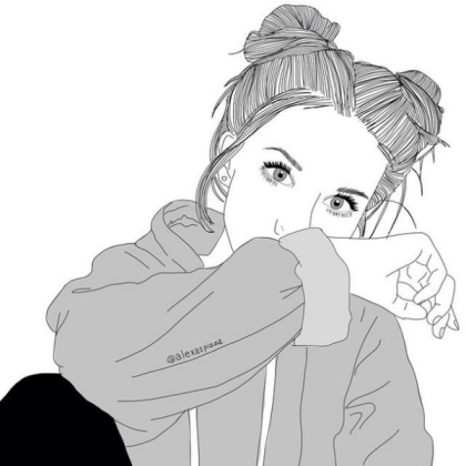 Girl Outline Roblox decal