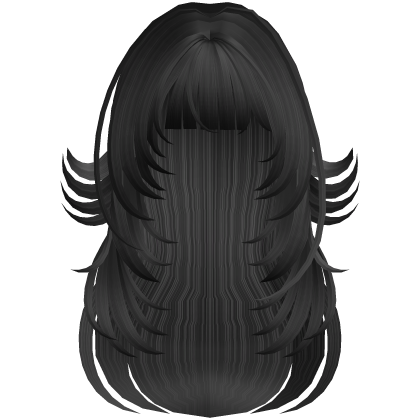 Black Wolf-cut Long Hair