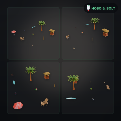 Summer Beach Party Modular Kit preview 2