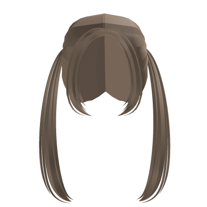 . ‿ ♡ long chai straight gorg pigtails