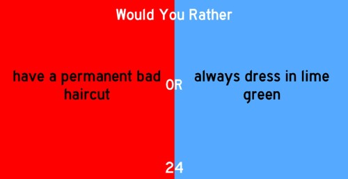 Would You Rather(1Day Challenge)